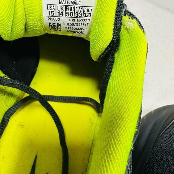 Reebok Men’s Work N Comfort St Black Safety Shoes Alloy Toe Size 15 - Picture 9 of 9